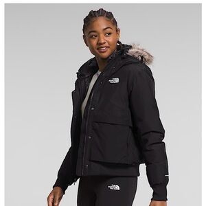 NWT The North Face Women's Black Artic Bomber Jacket